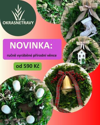 🌲NOVINKA V NAŠÍ NABÍDCE 🌿 ✨ RUČNĚ VYRÁBĚNÉ PŘÍRODNÍ VĚNCE ✨ od 590 Kč 💚 Každý věnec je originál – tvořený s láskou z...